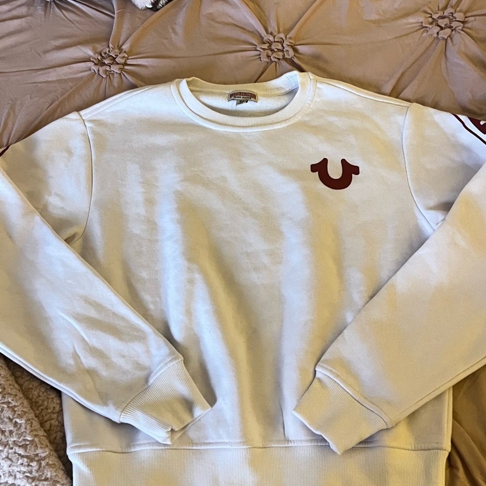 True Religion White Sweater